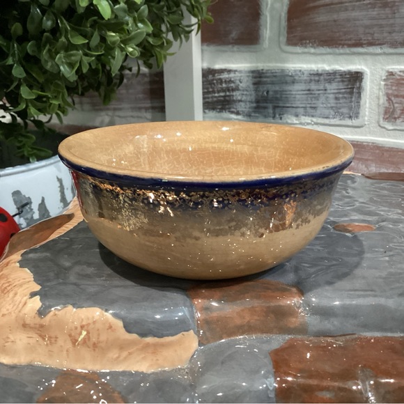 Vintage - 22-K GOLD Etching - Ceramic Crafted - Oven Proof - Rustic - Rare - Picture 3 of 13